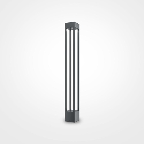 Sloupková - M O424FL-L10GF Venkovní stojací svítidlo Elbe 3000K 10W teplá bílá 650lm černý kov IP65 - MAYTONI - foto 1