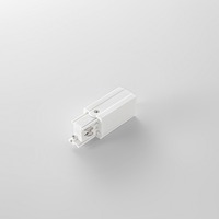 Lišty a příslušenství EUTRAC - FAN LED-RAIL-NEST-DX-BCO 3‑fázový systém RAIL pravý připojovací adaptér bílá - FANEUROPE