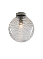 Kruhová - FAN I-NEREIDE-G-PL30 TR Stropní svítidlo NEREIDE, průhledné, 1 x E27, 30 x 30 cm - FANEUROPE