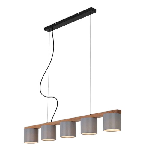 Podélná - BRI 4075-054 Závěsné svítidlo, 110 cm, max. 25 W, šedá - BRILONER - foto 1