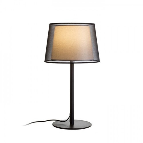Stolní lampy dekorační - RED R12484X VÝPRODEJ VZORKU - ESPLANADE stolní černá/bílá chrom 230V E27 42W - RED - DESIGN RENDL - foto 1