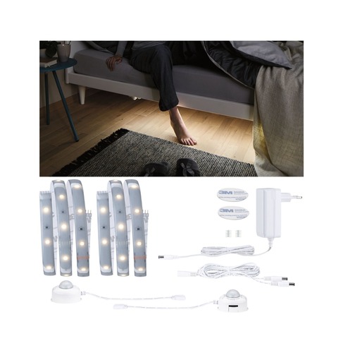 Pracovní osvětlení - P 78894 MaxLED 250 LED Strip Night Comfort základní sada 1m 2x4W 60LEDs/m 2700K 24VA - PAULMANN - foto 1