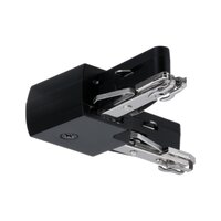 Lišty a příslušenství - P 96906 URail L-spojka nevýklopné černá mat 230V umělá hmota/kov - PAULMANN