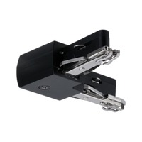 Lišty a příslušenství - P 96906 URail L-spojka nevýklopné černá mat 230V umělá hmota/kov - PAULMANN