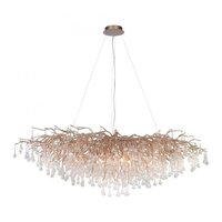 Dekorativní - PN 2031-11 Závěsné svítidlo ICICLE 15x G9 40W š.150cm mosaz - PAUL NEUHAUS