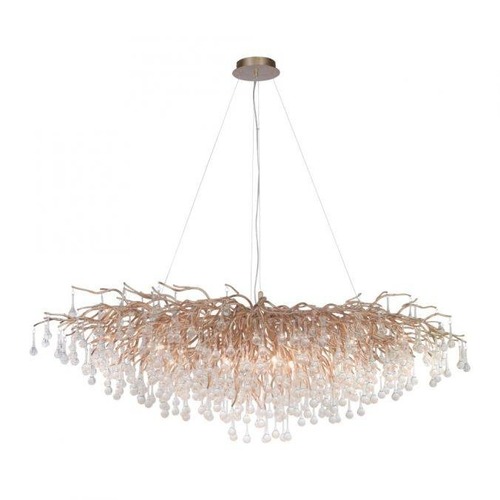 Dekorativní - PN 2031-11 Závěsné svítidlo ICICLE 15x G9 40W š.150cm mosaz - PAUL NEUHAUS - foto 1