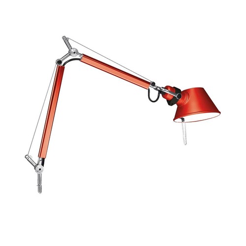 Stolní lampy pracovní - AR A010910 Tolomeo Micro stolní lampa - červená - tělo lampy - ARTEMIDE - foto 1