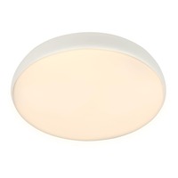 Kruhová - BRILO 3876016 Nikan stropní svítidlo pr.28,5 cm - 22W, 2300lm, LED, stmívatelné, CCT, dálkový ovladač, bílé - BRILO