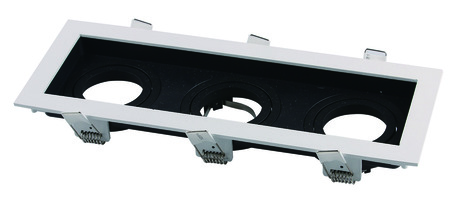 Svítidla pro reflektory (gu10) - Svítidlo Svítidlo Čtvercové Hliníkové Bílé/Černé Max 35W