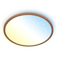 Kruhová - BRILO 7655014 Slim svítidlo LED panel pr.37,5 cm - 22W, 3000lm, dálkový ovladač, stmívatelné, kávová - BRILO
