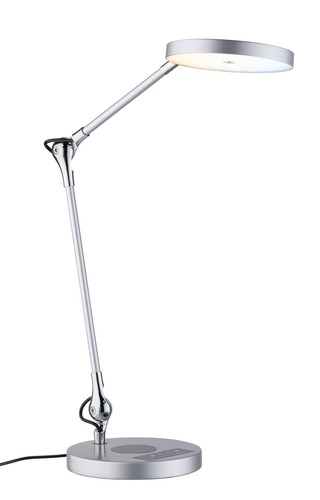 Stolní lampy pracovní - P 78014 LED stolní lampa na psací stůl Numis CCT 11W stříbrná - PAULMANN - foto 1