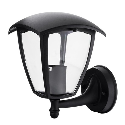 LED zahradní světla - Nástěnné svítidlo Matt Black 1xE27 Socket - foto 1