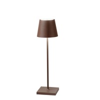 Na stůl - FAN LED-DRINK-BRO Nabíjecí venkovní stolní svítidlo DRINK bronz, hliník, LED 2,2 W, 190 lm, 3000 K, stmívatelné, IP54, 36 x 11 x 11 cm - FANEUROPE