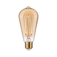 E27 - P 29241 Rustic Shine Standard 230V LED žárovka E27 Filament I-Form 4,2W 1800K stmívatelné zlatá - PAULMANN
