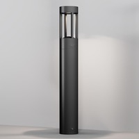 Sloupková - M O458FL-L9GF3K Venkovní sloupkové svítidlo Vint 3000K 9W teplá bílá 450lm černý hliník/sklo - MAYTONI