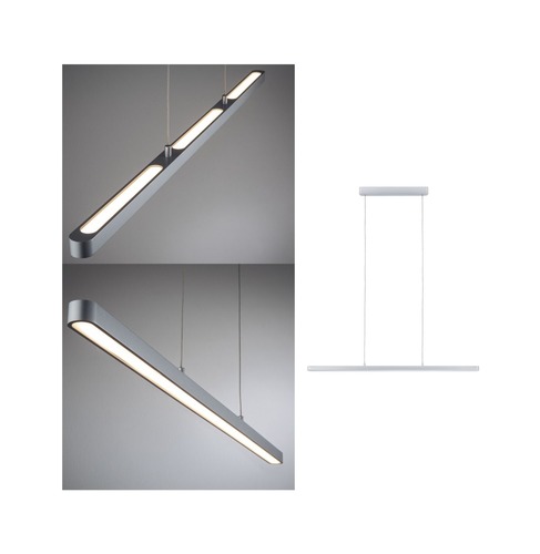 Podélná - P 79900 LED závěsné svítidlo Lento 2700K 42W matný chrom - PAULMANN - foto 1