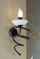 Dekorativní - OR WA 2-855/1 Nástěnné svítidlo 1xE14 antik/sklo, výška 25cm, šířka 13cm - ORION