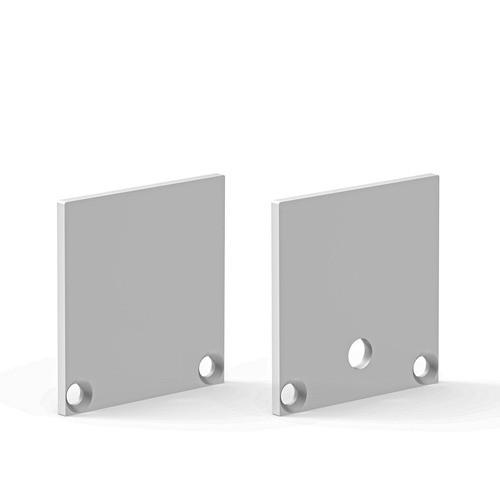 Krytky pro Al profily - SLC S43310 Koncovka pro profil Pro B3/B4 hranatý hliník 2x - TLG - foto 1