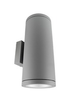 Nástěnná - IMPR 731175 Deko-Light nástěnné přisazené svítidlo - ShoreLine Pro kulaté Up+Down, 31 W, DIM, 3000/4000K, světlešedá