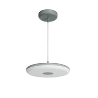 Kruhová - OS ZET60052 ZETA ST1 FP závěsné plastové svítidlo šedá / bílá IP40 3000 K 31W LED - OSMONT