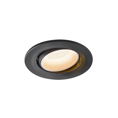 Kruhová - LA 1005323 NUMINOS® MOVE S zápustné stropní svítidlo černé/bílé 2700 K 40° - BIG WHITE (SLV) - foto 1