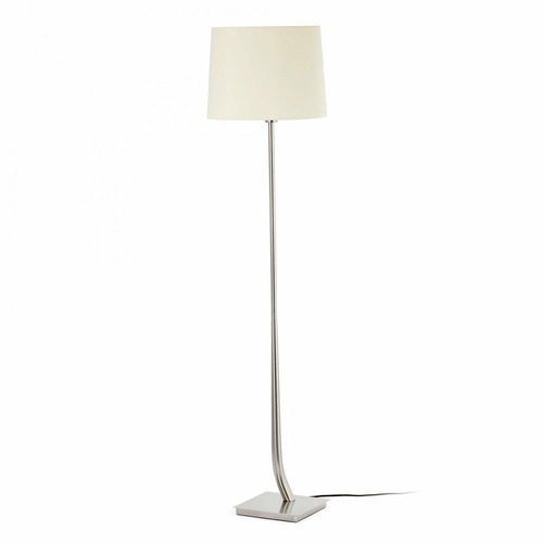 Stojací lampy - FARO 29686-08 REM matný nikl/béžová stojací lampa - FARO - foto 1