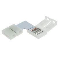 Spotřební materiál a příslušenství - Úhlový konektor pro LED pásek RGB 10m