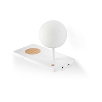 Dekorativní - FARO 01026A NIKO PC levá nástěnná lampa, bílá, PC difuzor - FARO