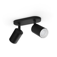 SmartHome Paul Neuhaus - PH 50632/30/P7 Hue Fugato Bluetooth SVÍTIDLO BODOVÉ 2xGU10 5,7W 350lm 2000-6500K, černá - PHILIPS HUE (915005761401)