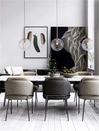 Podélná - NV 9006042 Závěsné svítidlo COEN mosazný zlatý kov čiré sklo E27 1x12W 230V IP20 bez žárovky - NOVA LUCE - foto 1