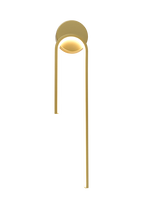 LED nástěnné svítidla - LED stropní / nástěnná lampa 10W Satin Gold