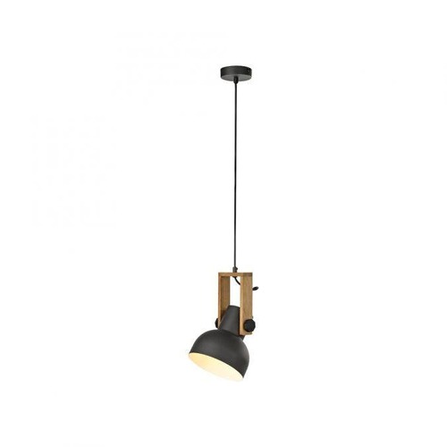 Dekorativní - LD 15741-18 CUP 2.0 závěsné svítidlo průměr 16cm 1 ramenné dřevo z akácie nastavitelná výška - JUST LIGHT - foto 1