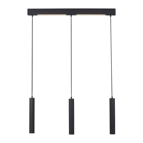 Vícečetná - LD 11792-18 Kolekce Schöner Wohnen závěsné svítidlo DANTE, černá, 3-ramenné, ovládání vypínačem, 3000K - JUST LIGHT - foto 1