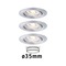 Koupelnová - P 94297 LED vestavné svítidlo Nova mini výklopné 3x4W 2.700K hliník broušený 230V - PAULMANN