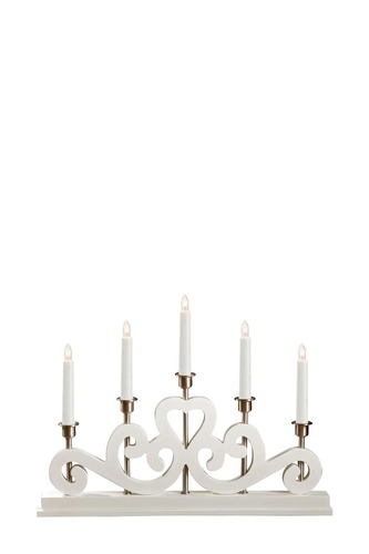 Interiérové dekorace - MAR 700640 Eneby bílý svícen - Markslöjd - foto 1