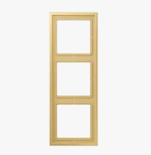 Vypínače a zásuvky - JU LSZME983BFC Rámeček 3-násobný LSZ ME 983 BF C mosaz - JUNG - foto 1