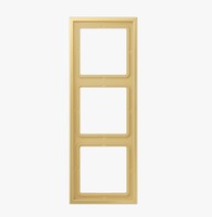 Vypínače a zásuvky - JU LSZME983BFC Rámeček 3-násobný LSZ ME 983 BF C mosaz - JUNG