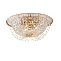 Dekorativní - FAN I-VIENNA-PL45 ORO Stropní svítidlo VIENNA zlatá, 4xE14, 45 x 22 cm - FANEUROPE