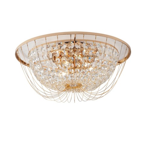 Dekorativní - FAN I-VIENNA-PL45 ORO Stropní svítidlo VIENNA zlatá, 4xE14, 45 x 22 cm - FANEUROPE - foto 1
