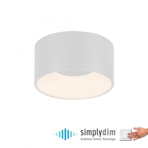 Kruhová - LD 14325-16 TANIKA LED stropní svítidlo bílé průměr 16cm stmívatelné SimplyDim 3000K - JUST LIGHT - foto 1