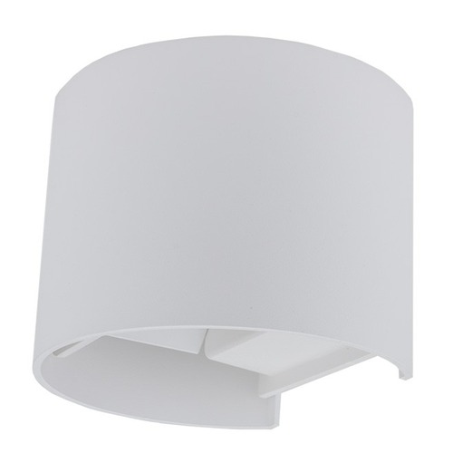 LED nástěnné svítidla - LED nástěnné svítidlo bílé tělo kulaté - foto 1