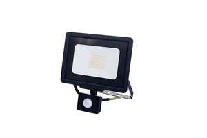LED reflektory - LED SMD Floodlight Black City Line se snímačem PIR