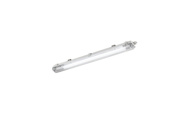 Technická - FAN LED-ATLANTIC-1XT8-60 Vodotěsné stropní svítidlo Atlantic Silver LED 1xT8 (zářivka v ceně), IP65, délka 60 cm - FANEUROPE - foto 1
