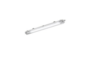 Technická - FAN LED-ATLANTIC-1XT8-60 Vodotěsné stropní svítidlo Atlantic Silver LED 1xT8 (zářivka v ceně), IP65, délka 60 cm - FANEUROPE