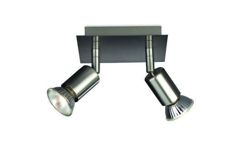 Bodová - PH 55032/17/PN CARREA SVÍTIDLO BODOVÉ 2xGU10 max. 50W, 230V, nikl - PHILIPS (915000868502) - foto 1