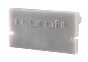 Krytky pro Al profily - IMPR 979091 Koncovka H-AU-01-15 šedá 21 mm 2 ks - LIGHT IMPRESSIONS