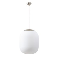 Koule - OS TAN67872 TANIA S2 závěsné skleněné svítidlo kartáčovaná nerez / bílá IP40 4000 K 41W LED - OSMONT