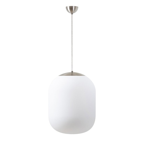 Koule - OS TAN67872 TANIA S2 závěsné skleněné svítidlo kartáčovaná nerez / bílá IP40 4000 K 41W LED - OSMONT - foto 1