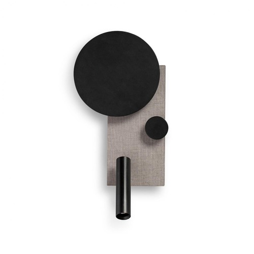 Nepřímé osvětlení - FARO 20065 KLEE pravá nástěnná lampa, šedá, se čtecí lampičkou - FARO - foto 1