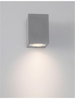 Nástěnná - NV 9790542 Venkovní nástěnné svítidlo FUENTO šedý beton skleněný difuzor GU10 1x7W IP65 100-240V bez žárovky světlo dolů - NOVA LUCE